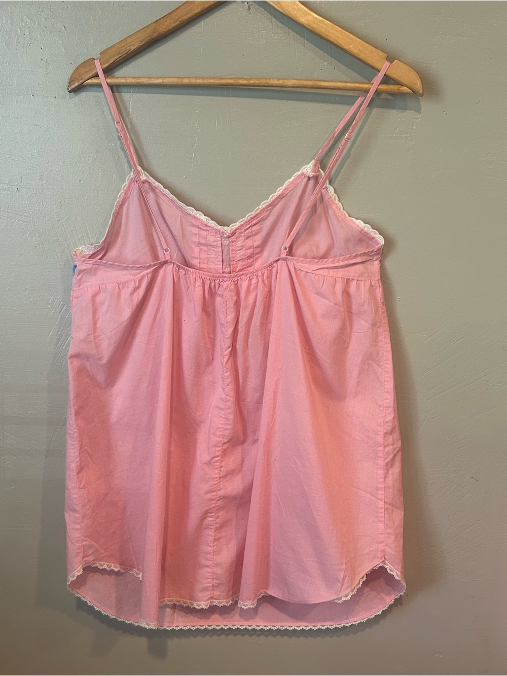 Vintage Aeropostale Pink baby Doll Lace-Trim Sleep Chemise - Picture 6 of 14